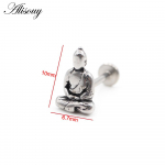 Alisouy 1PC roostevabast terasest Star Moon Cross Snake Skull Tragus Helix Bar Labret Huuler&otilde;ngas K&otilde;hre K&otilde;rvar&otilde;ngas Piercing Ehted