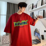 Uus l&uuml;hikeste varrukatega T-s&auml;rk meestele suvel, Korea stiilis trend, lihtne poolvarrukatega topp, Hongkongi stiilis vaba vabaaja br&auml;ndi T-s&auml;rk M must