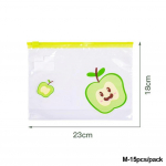 Korduvkasutatav t&otilde;mblukuga kott Toidukvaliteediga l&auml;bipaistev hoiukott t&otilde;mblukuga suletava plastmahutiga reisi s&uuml;gavk&uuml;lmikuga matkak&ouml;&ouml;k