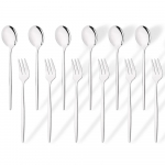 12 tk roostevabast terasest peegli kullast kahvli lusika komplekt koogikahvliga suupiste salatiga kohvi puuvilja kahvli lusikaga s&ouml;&ouml;giriistadega k&ouml;&ouml;gin&otilde;ud h&otilde;be