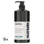 Repeatin Deep Perfume Moisture Mildly Acidic Protein Shampoo Eucalyptus Fragrance, 1L, 6 ea. white