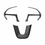 ABS rooliratta kaunistuse kattekleebis sobib Dodge laadijale Dodge Challengerile Durangole Jeep Grand Cherokee SRT8 sisetarvikutele s&uuml;sinikkiust must v&auml;rv