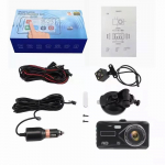 Uus HD 1080P 4 puuteekraaniga IPS armatuurkaamera esi- ja tagakaamera AUTODVR s&otilde;iduki must kast &ouml;&ouml;n&auml;gemise juhi videosalvesti Dual Lens