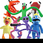 Rainbow Friends pl&uuml;&uuml;sist nukum&auml;nguasjad Pehme t&auml;idisega koomiksim&auml;ng Koletise tegelaskuju pl&uuml;&uuml;sis m&auml;nguasjad lastele