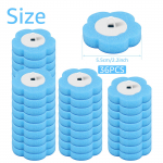 18/36 tk WC-harja &Uuml;hekordselt kasutatav vahetuspea Puhastuskomplekt hoiukarbiga Pika k&auml;epidemega WC-tarvikud T&ouml;&ouml;riist