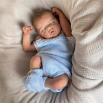 T&otilde;elise v&auml;limusega Reborn Baby Dolls TWIN B 18'' 48cm simulatsiooninukud Silikoonist kehaga taass&uuml;nni m&auml;ngunukk t&uuml;drukutele ja poistele P&uuml;hade &uuml;llatuskingitus full silicone girl
