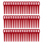 20/60/100/120pcs Replacement Blade Set Plastic L90 Strimmer Blades Fast Cutting Cutter Blades Durable Lawn Trimmer Accessories