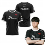 2025 League Of Legends SKT T1 Vormis T-s&auml;rk LOL Esports Faker Jersey T-s&auml;rk ZEUS Spordim&auml;ngude Meeskond Mehed Poiss V&otilde;istlusriided Topid L