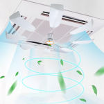 Keskse kliimaseadme deflektori tuuleklaas V&auml;ltige puhumist Deflektorkate 360 Tuule suund &Otilde;hkjahutusega deflektor kodu ja kontori jaoks CHINA