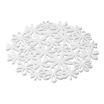 Yamazaki Industries 7679 Pan Tribe, Lill, Valge, U.. L20 x S20 x K0.5 cm, Poti h&otilde;im, Silikoon white