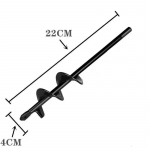 Aia tigu puuritegu t&ouml;&ouml;riist 4 suurust spiraalne augukaevaja maapuur Maapuur seemnete istutamiseks Aianduspiirde lilleistutaja