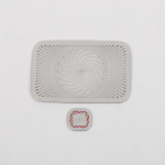 Roostevabast terasest mikrofoni k&otilde;lari kate Geely 23 Galaxy L7 jaoks Type A matte surface * 2