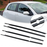 4 tk V&auml;limise Ukseklaasi Tihendliist Toyota Yaris Vitz 2005-2010 jaoks