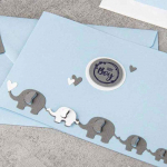 Gabarit de d&eacute;coupage - RAYHER - Famille d'&eacute;l&eacute;phants - 0,8-2,3cm x 0,7-9cm - 2pces - sct.-LS