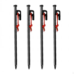 4 Pieces Tent Stakes Ground Heavy Duty Easy to Install Pegs Spikes for Camping 20 cm