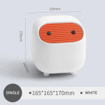 1 tk uus Ninja lauaarvuti pr&uuml;gikast Creative Small Office Mini topeltkihiline press pr&uuml;gikast Cute Ins Mini pr&uuml;gikast white