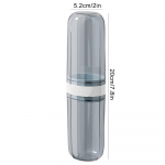 Hambaharja reisi&uuml;mbrisega kaetud hambahari hambapasta hoidik Tolmukindel hambapasta hoiukonteiner Lekkekindel disain h&uuml;gieeniks