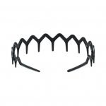 Youshengi hammastega juuksepael, siksakmustriga hambakujud, mehed, naised, 90ndate stiil, lainekujuline peapael, libisemiskindla haardega juuste aksessuaar pruun