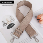 Reguleeritav 5 cm laiune Crossbody kotirihm &ndash; mitmek&uuml;lgne asendus&otilde;larihm tasuta kohaletoimetamisega Bright Silver Buckle