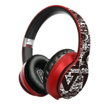Graffiti Traadita Bluetooth K&otilde;rvaklapid S&uuml;gava Bassiga K&otilde;rvaklapp M&uuml;ra Summutavad K&otilde;rvaklapid HiFi M&auml;nguri Peakomplektid Mikrofoniga Toetavad TF/FM punane