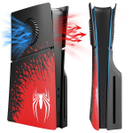 Piiratud &auml;mblik esipaneel jahutusavaga Playstation 5 slim Disc Digital Edition 30. PS5 katte nahk esipaneelid For PS5