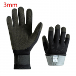 3/5 mm paksused sukeldumiskindad, veealuse jahipidamise neopreenist libisemiskindlad kindad L-3mm must