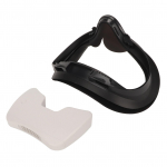 Aktiivse &otilde;huringlusega n&auml;oliides Oculus Quest 2 jaoks Asenda silikoonist n&auml;okatte padi PU PU leather