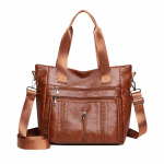 Suure mahutavusega &otilde;lakott naistele PU k&auml;ekott kandekott pruun