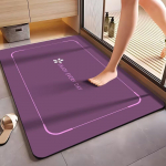 Kaasaegne Lihtne Stiil &Uuml;hev&auml;rviline Diatomiitmuda P&otilde;randamatt Vannituba Du&scaron;iruum Veeimavus Kiiresti Kuivav Jalgealune Matt Tualettpoti Libisemisvastane P&otilde;randamatt 50 * 80Cm