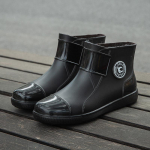 49 Suured veekindlad kingad Meeste ja naiste vihmajalatsid Mood l&uuml;hikesed Kulumiskindlad Suured vihmasaapad Libisemiskindlad t&ouml;&ouml;jalatsid kummist kingad 35