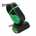 Klambriga Kalap&uuml;&uuml;gi Naksatusalarm Lamp 80dB &Ouml;ise Kalap&uuml;&uuml;gi &Otilde;ngeritva M&auml;rgutuli Universaalne Elektrooniline Naksatuse Indikaator L&ouml;&ouml;gi Andur LED Lamp Kalap&uuml;&uuml;gitarvikud must