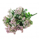 1 tk tehispuuvilja lilledega bonsai taim isetegemise pulmapeo lauaarvuti kodukaunistus punane