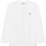 Polo Ralph Lauren SS22 Logoga Tikitud N&ouml;&ouml;pidega L&uuml;hikeste Varrukatega T-s&auml;rk Meeste Topid Valge 710790058-002 XXL