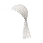 Rhinestone'idega piraadim&uuml;ts elastse snood-sall-m&uuml;tsiga, maskeraadiballide, cosplay-&uuml;rituste jaoks, v&otilde;rk, &otilde;huline peapael kuldne