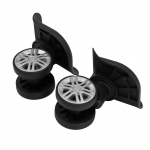 1 paar pagasi kohvri rattaid kohvri universaalne ratas varuosa asendus pagasi kohvri jaoks