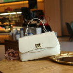 Naiste Crossbody Lehma Nahast &Otilde;lakott Lai &Otilde;larihm V&ouml;&ouml;rihm Commuter Vedurikott Premium Tekstuuriga Naiste Kott valge