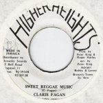 7-tolliline plaat CLARIS FAGAN - Sweet Reggae Music none Higher Heights 1989 Jamaica Reggae, Ska & Dub