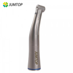 Dental Fiber Optical LED Contra Angle Low Speed Handpiece 1:1 Blue Ring Air Turbine fit for Electric Micromotor