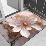 Elegantne 3D-prinditud m&auml;luvahust vannitoamatt libisemiskindla disainiga 600*900mm