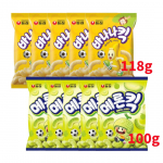 Korea kr&otilde;mpsuv suupiste &ndash; Banana Kick, Melon Kick (26 Valikut) #ban118g 5ea xMel100g 5ea