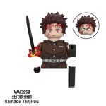 Demon Slayer Klotsid Kamado Tanjirou Klotsid Hashibira Inosuke M&auml;nguasjadele Kingitused Tegevusfiguurid Ehitusklotsid Lastele