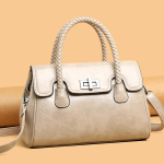Naiste kott K&auml;ekott Suure mahutavusega Retro Daamide kott Crossbody Naiste uus &Otilde;lakott K&otilde;rge kvaliteediga white