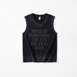 Uus Ameerika vest meeste puhas puuvill korvpalli dressipluus lahtine varrukateta s&auml;rk 4XL