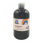 Gouache fabriqu&eacute; en France Noir 500 ml