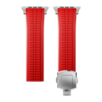 Kummirihm Apple Watchile 46mm 45mm 44mm 42mm Spordirihm Iwatchile Ultra 2 1 49mm Series 10 9 8 7 Se 6 5 Luksuslik k&auml;ev&otilde;ru Ultra1/2 49mm &B punane
