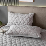 1/2 tk Veekindel Padjap&uuml;&uuml;r Padjasisu Kaitsja Kate Isolatsiooniga Padjap&uuml;&uuml;r Mustusekindel Higikindel Eemaldatav Pestav Padjap&uuml;&uuml;r 2pc Pillowcase sinine