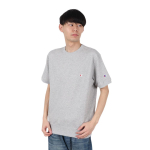 Champion Basic L&uuml;hikeste Varrukatega &Uuml;mmarguse Kaelusega Dressipluus Fliisvoodri ja Oxfordi Suurusega XL Meeste &Uuml;hepunkti Logoga, Hall, (C3-Z020)