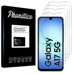 Verre Tremp&eacute; pour Samsung Galaxy A17 5G [Pack 4] Film Vitre Protection Ecran Phonillico&reg;