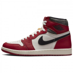 Air Jordan 1 Retro High OG Chicago Lost & Found Unisex tossud, punased v&auml;rvilised-punased must DZ5485-612 40.5