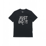 Nike Just Do It T&auml;hetr&uuml;kiga Spordis&auml;rk L&uuml;hikeste Varrukatega Meeste Topp Must DD0802-010 L